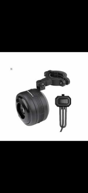 אזעקת אופניים אלחוטית עם 2 שלטים נטען USB