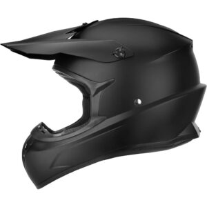 קסדת אופנוע שטח אפורה מבריקה